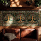 Celtic Grove Runner Carpet Runner Rug - Cute Pet Design | Animal Printed Runner Rug