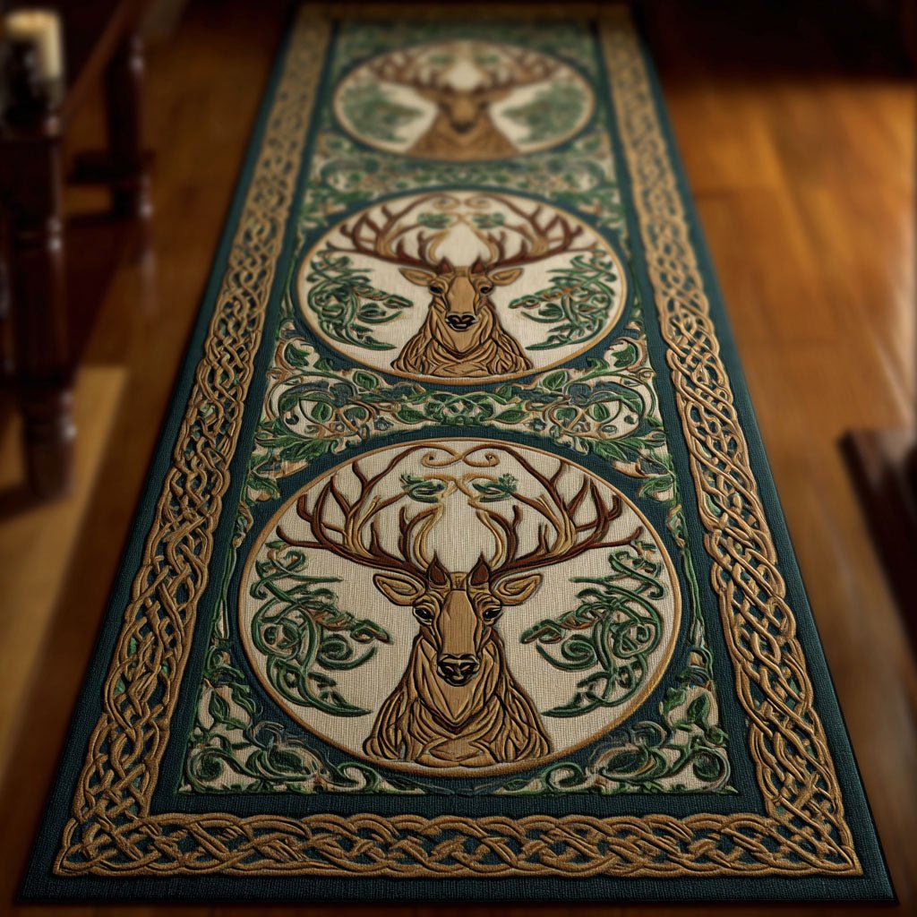 Celtic Guardian Runner Carpet Runner Rug - Cute Pet Design | Animal Printed Runner Rug