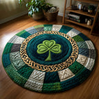 Celtic Knot Round Mat Rug - washable non-slip printed rug