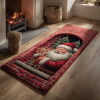 Chamber Santa Claus Runner Carpet Runner Rug - Cute Pet Design | Animal Printed Runner Rug