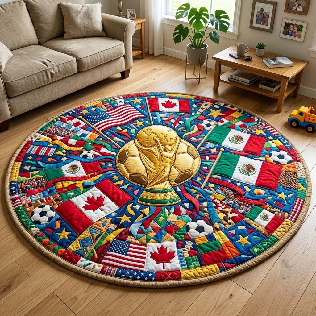 Championship Round Mat Rug - Nature Design | Serene Home Decor