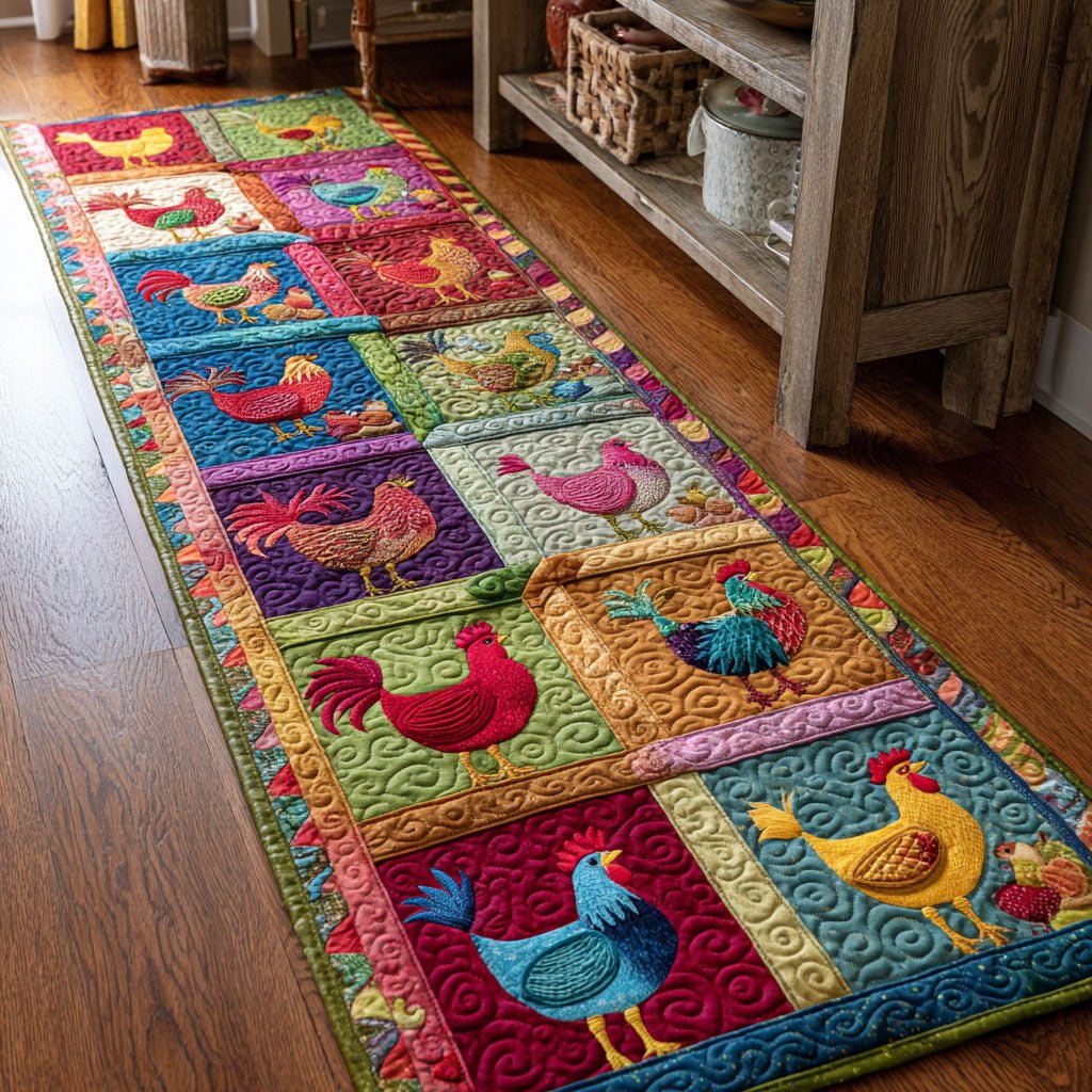 Cheerful Chicks Runner Carpet Runner Rug - Cute Pet Design | Animal Printed Runner Rug