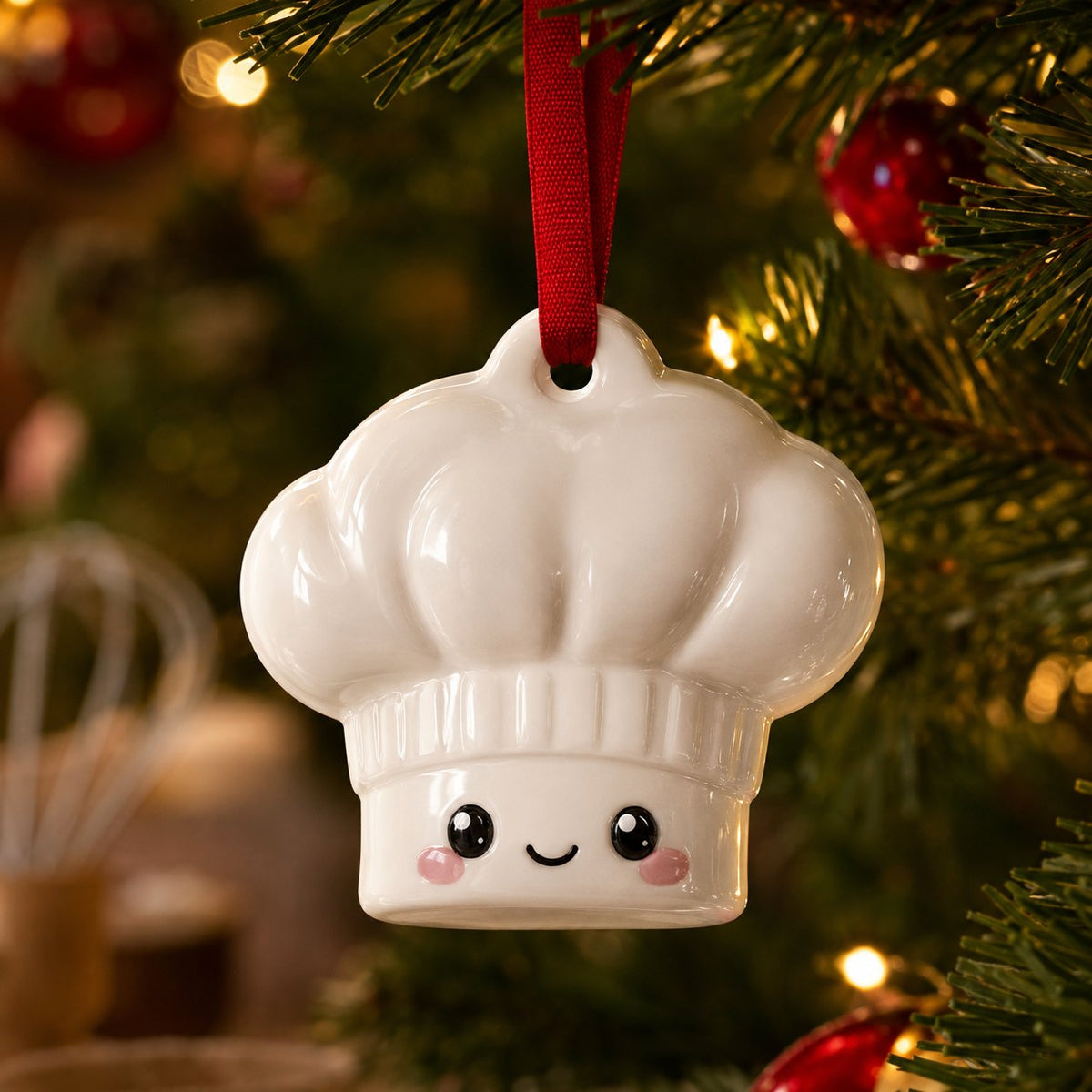 Chef Hat Christmas Ornament
