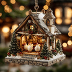 Chicken Coop Christmas Ornament