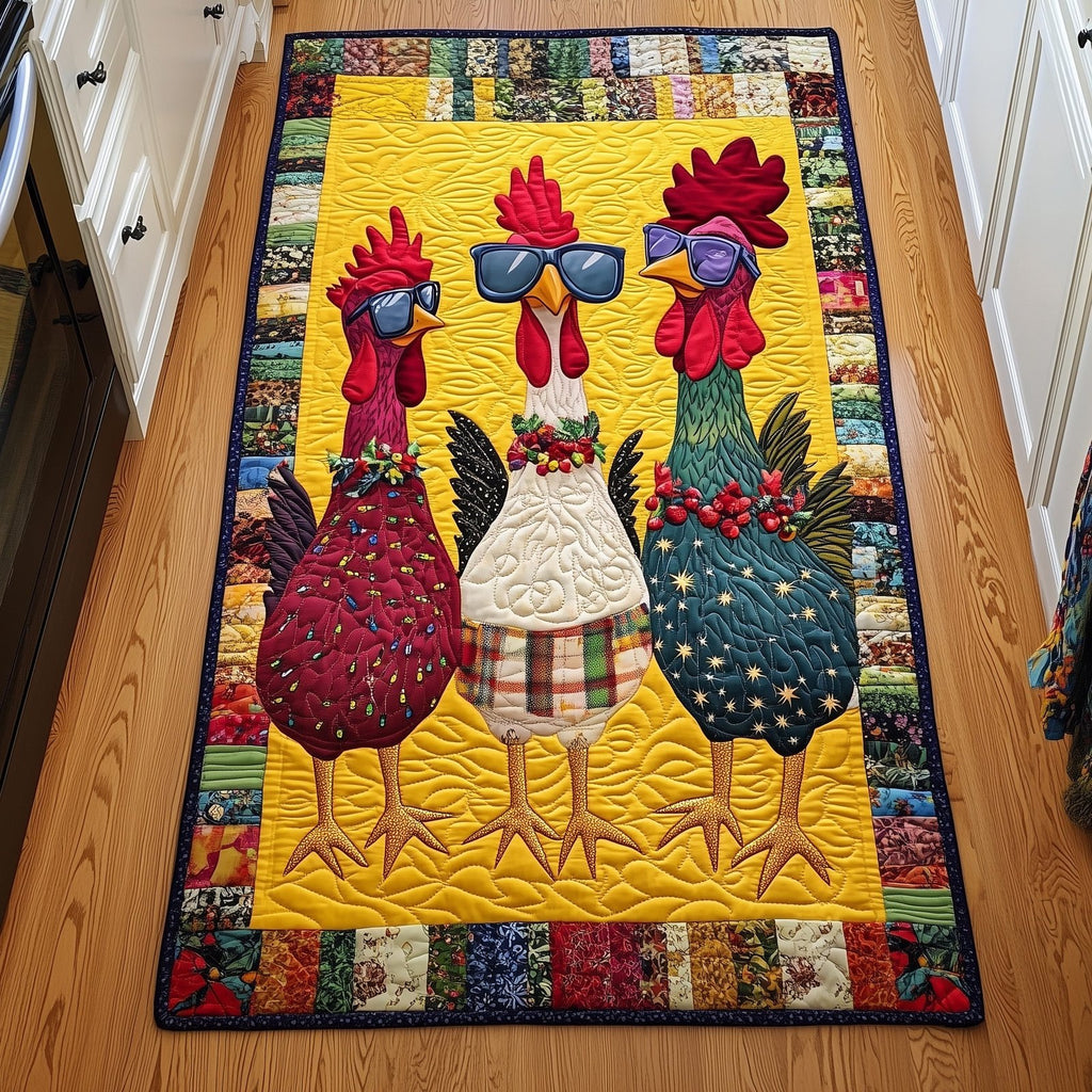 Chicken Dream Runner Rug - Nature Design | Serene Runner Rug