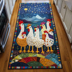 Chicken Dream Runner Rug - Nature Design | Serene Runner Rug