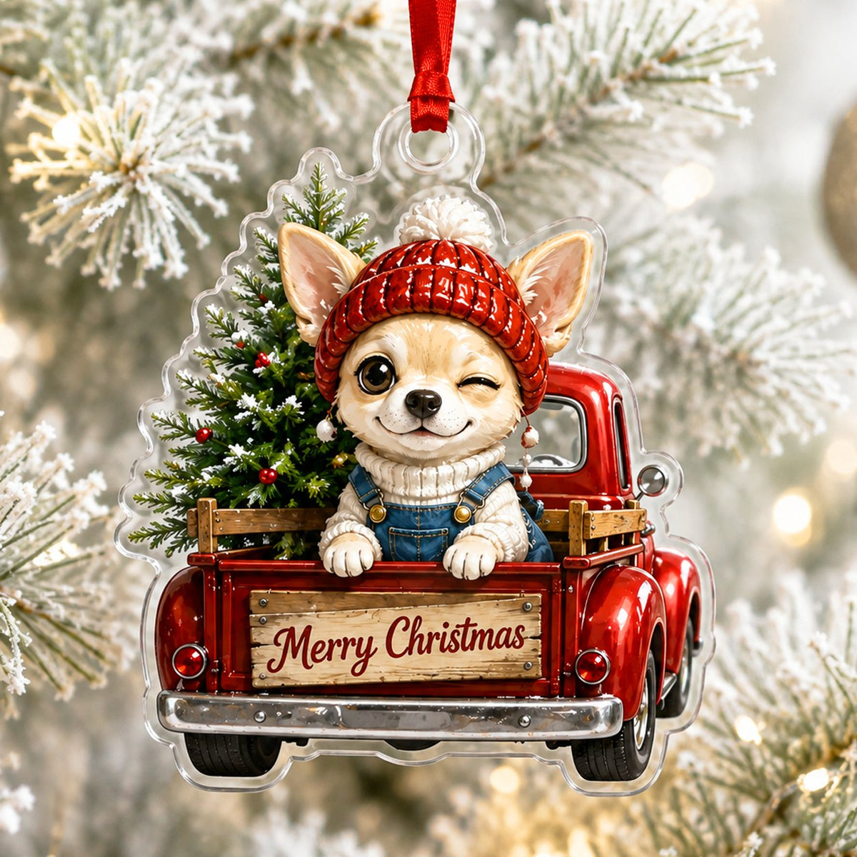 Joy Christmas Gnome Christmas Ornament