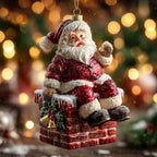 Chimney Surprise Christmas Ornament