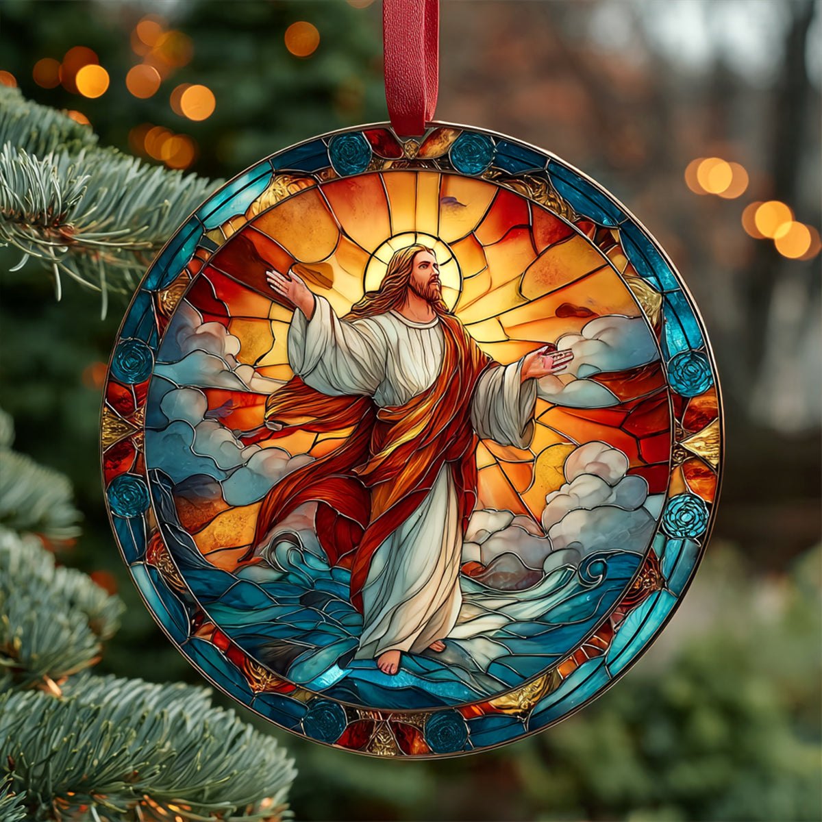 Christ Light Christmas Ornament
