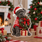 Christmas Cane Corso Christmas Ornament