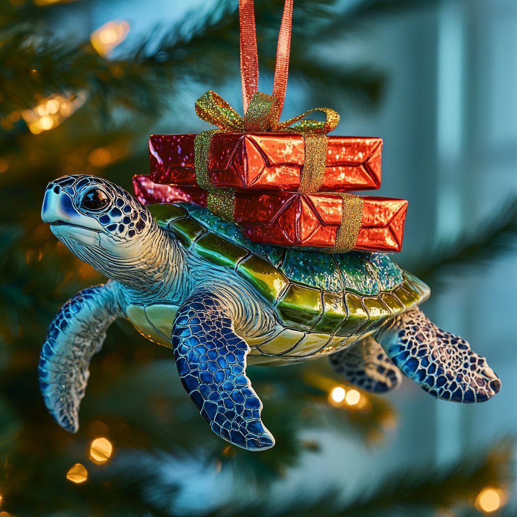 Christmas Cove Turtle Christmas Ornament