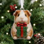 Christmas Gift Guinea Pig Christmas Ornament