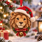 Christmas Lion Christmas Ornament
