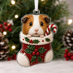 Christmas Guinea Pig Christmas Ornament