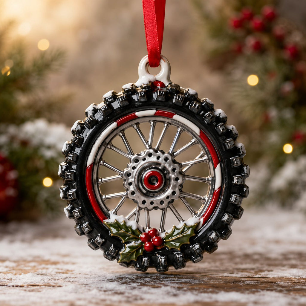 Christmas Wheel Christmas Ornament