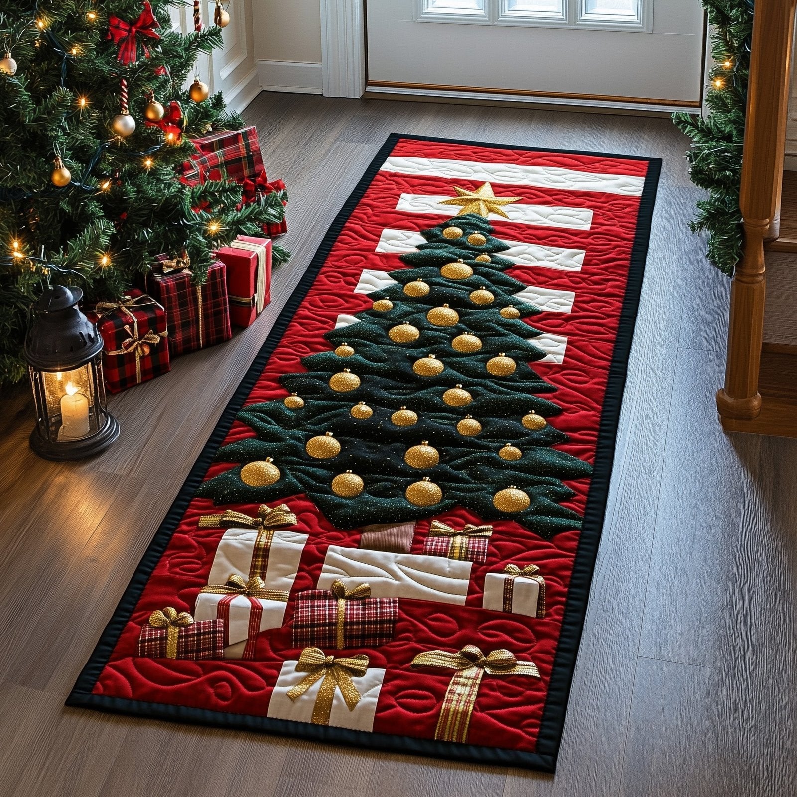 Christmas Charm Runner Rug - Nature Design | Serene Runner Rug