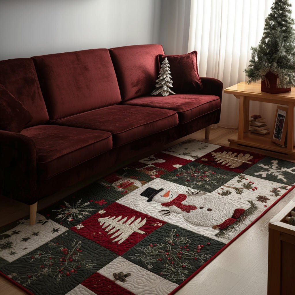 Christmas Eve Comfort Runner Carpet Runner Rug - Cute Pet Design | Animal Printed Runner Rug