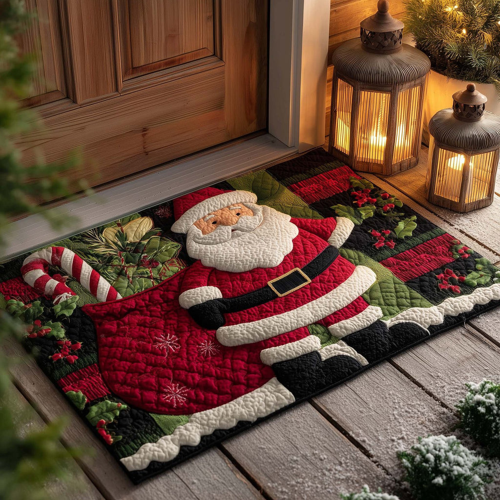 Christmas Santa Doormat - Faith Inspired Design | Printed Welcome Doormat