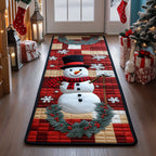 Christmas Snowman Runner Rug - Nature Design | Serene Runner Rug