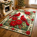 Christmas Spirit area rug in a living room