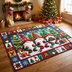 Christmas Spirit area rug in a living room