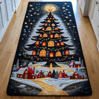 Christmas Tree Runner Rug - Nature Design | Serene Runner Rug