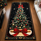 Christmas Tree Runner Rug - Nature Design | Serene Runner Rug