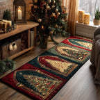 Christmas Window Runner Rug - Nature Design | Serene Runner Rug