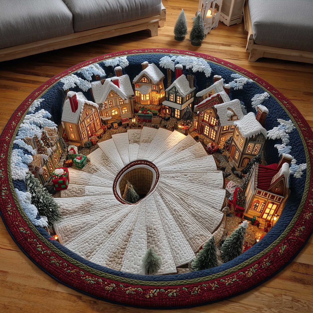 Christmas Wonderland Round Mat Rug GFTOTP13944