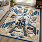 Chritian Faith area rug in a living room
