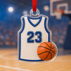 Classic Basketball Jersey Christmas Ornament