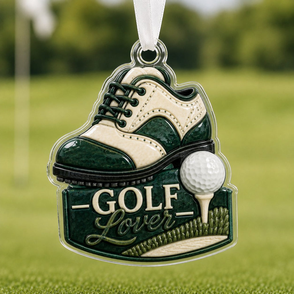 Classic Golf Lover Shoe Christmas Ornament