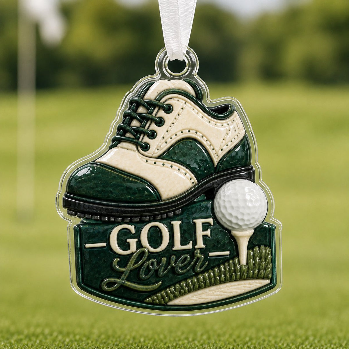 Classic Golf Lover Shoe Christmas Ornament