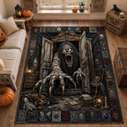 Closet Of Nightmares area rug in a living room