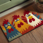 Clucky Charm Doormat - Nature Design | Printed Welcome Doormat