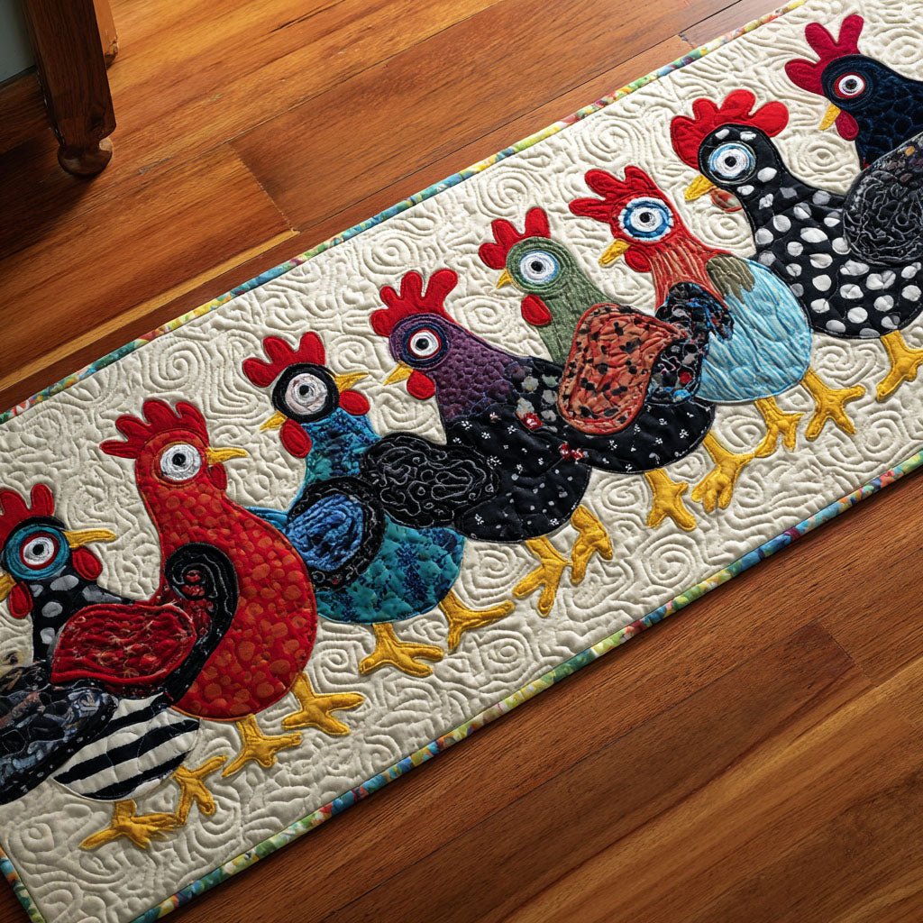 Clucky Friends Runner Carpet Runner Rug - Cute Pet Design | Animal Printed Runner Rug