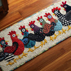 Clucky Friends Runner Carpet Runner Rug - Cute Pet Design | Animal Printed Runner Rug