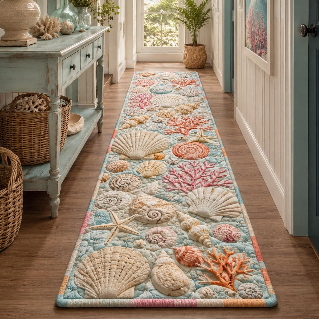 Coastal Breeze Runner Carpet Runner Rug - Cute Pet Design | Animal Printed Runner Rug