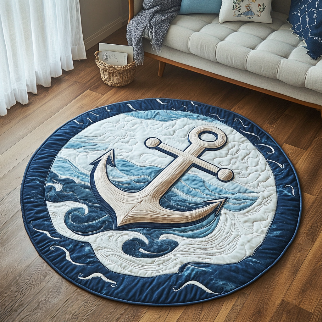 Coastal Charm Round Mat Rug NCU0DK5206