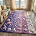 Coastal Whisper area rug in a living room