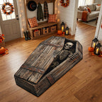 Coffin Escape Custom Shape Area Rug - Nature Design | Die-Cut Non-Slip Rug - washable non-slip printed rug