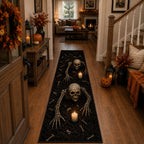 Coffin Escape Runner Rug - Nature Design | Serene Runner Rug (Design 1) - washable non-slip printed rug