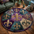 Confetti Royale Round Mat Rug - Nature Design | Serene Home Decor