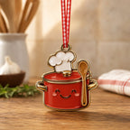 Cooking Pot Christmas Ornament