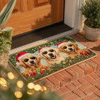 Cool Golden Retriever Doormat - Cute Animal Design | Printed Welcome Doormat