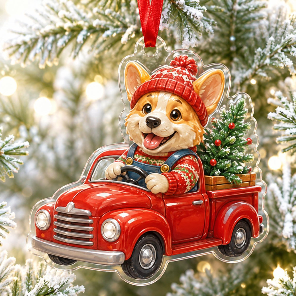 Merry Christmas Gnome Christmas Ornament