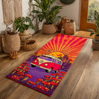 Cosmic Cruise Runner Carpet Runner Rug - Cute Pet Design | Animal Printed Runner Rug