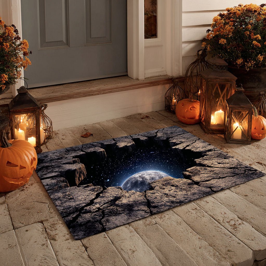 Cosmic Rift Doormat - Nature Design | Printed Welcome Doormat