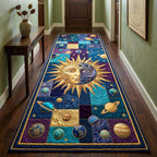 Cosmic Sun Runner Rug - Nature Design | Serene Runner Rug
