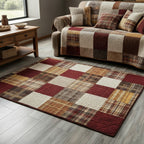 Country Home area rug in a living room